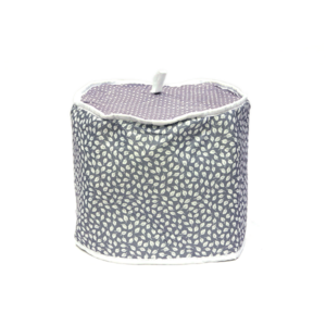Rice Cooker Cover Printed w/ Foam Lining Leaves Print Coordinates 35x31x108 cm:#5 Blue