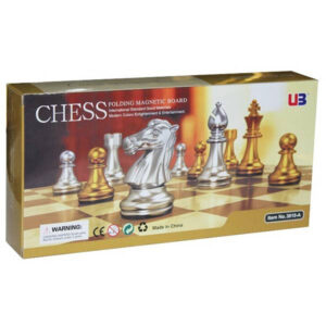 UB Gold & Silver Folding magnetic chess - Ages 3+