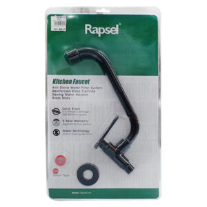 Faucet Gooseneck Wall Tapmount Brass Matt Black Ss-201