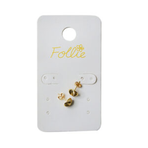 Avenue Stud Earrings Gold