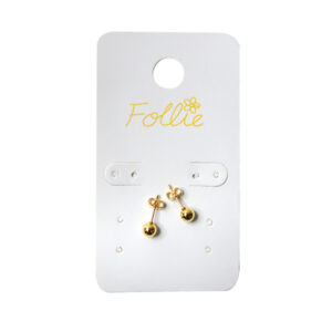 Avenue Stud Earrings Gold