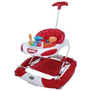 Apruva 2 In 1 Walker With Handle - Red