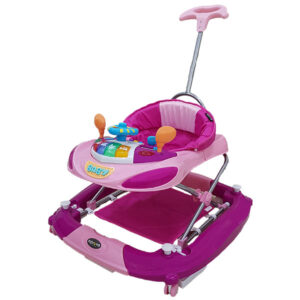 Apruva 2 In 1 Walker With Handle - Pink
