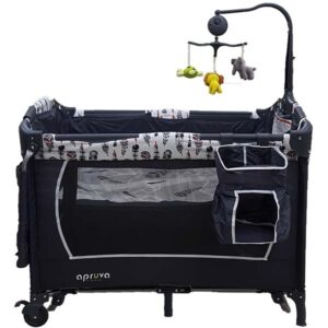 Alternative view of Apruva Playpen With Rocking - White