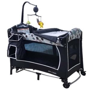 Apruva Playpen With Rocking - Blue
