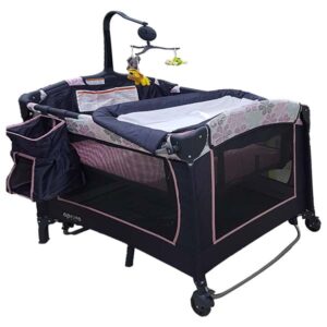 Apruva Playpen With Rocking - Pink