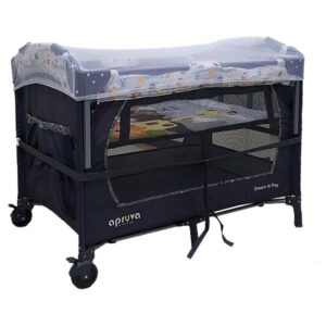 Alternative view of Apruva Co-Sleeper Playpen - Woodland