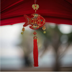 Chinese HD 3 Double Fish Hok Red