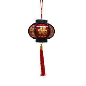 Alternative view of Chinese Lantern With Battery Red