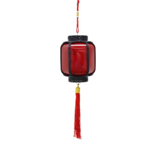 Alternative view of Chinese Lantern With Battery Red