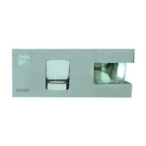 City Glass Tumbler  6pc Set  Rock 210ml Hooga Clear/Transparent
