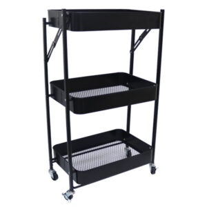 Alternative view of Storage Rolling Cart 3 Tier Foldable