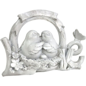 Alternative view of Polyresin Garden Figurine 2 Birds:Natural