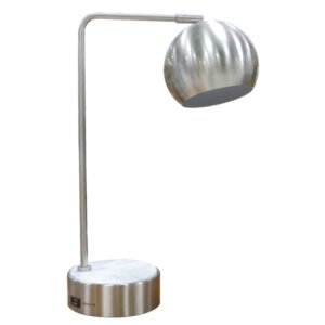 Table Lamp Brush Nicole Metal 11x18.25In