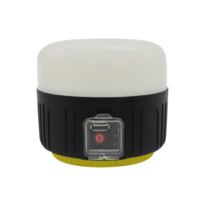 Solar Emergency Lamp Rech. W/Powerbank And Remote Control 1200Mah 80Watts 18650 Lithium Battery Black