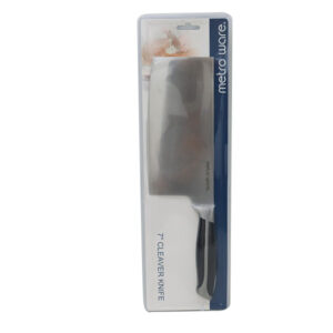 Metroware Cleaver Knife 7 SS 420 2.5mm Abs Forged Handle Silver