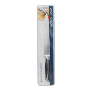 Metroware Carving Knife 8 SS 420 2.5mm Abs Forged Handle Silver