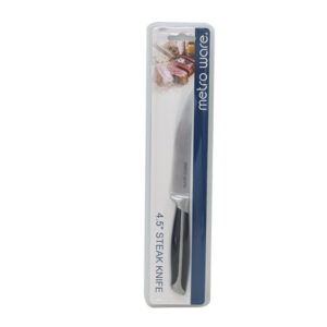 Metroware Steak Knife 4.5 SS 420 2.0mm Abs Forged Handle Silver