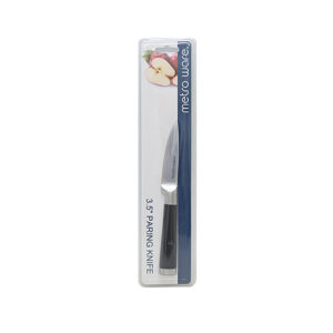 Metroware Paring Knife 3.5"  Ss 420, 2.0Mm, Ss Hollow Handle With Black Rubber Coating