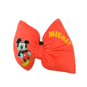 Mickey Bow-Tie Red Pillow
