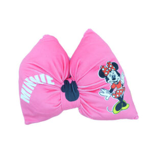Minnie Bow-Tie Pink Pillow