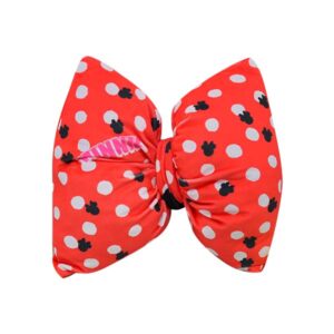 Minnie Polka Dots Bow-Tie Red Pillow