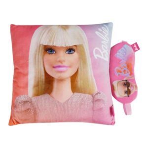 Barbie Square Pillow W/ Eye Mask