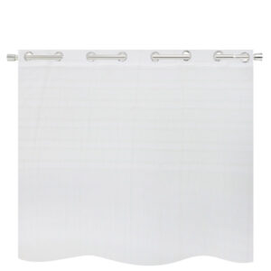 Eyelet Sheer Curtain White