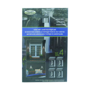 Alternative view of Solar Led Wall Lamp Outdoor 5x8x13cm Black