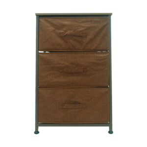 ZUG Storage Cart 3 Tier Metal MDF And Fabric Material