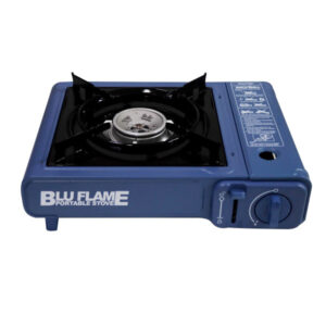 Blu Flame Portable Stove Windshield With Case Blue