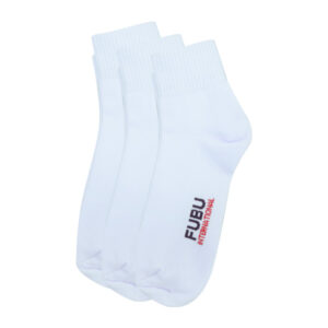 FUBU 3 In 1 Sports Socks Cotton White