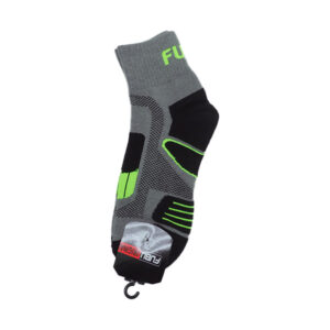 FUBU Single Sports Socks Cotton Neon Green