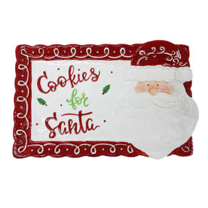 Rectangular Platter Cookies For Santa