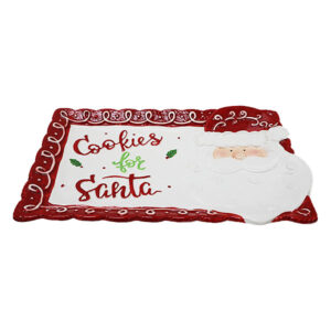 Alternative view of Rectangular Platter Cookies For Santa