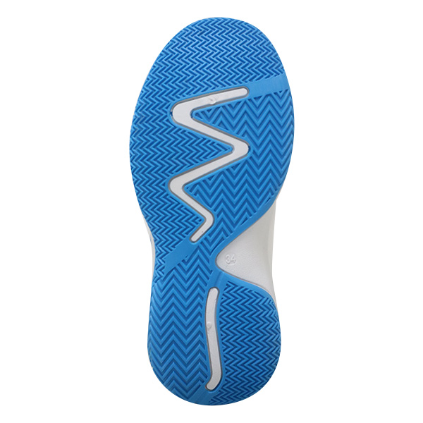 Blue Camp Kids Boy Basketball Shoes - White-Blue - Size: 28-35 - Image 4