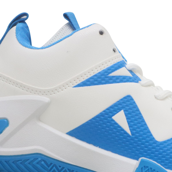 Blue Camp Kids Boy Basketball Shoes - White-Blue - Size: 28-35 - Image 6