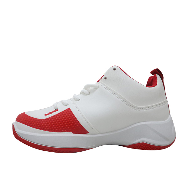 Blue Camp Kids Boy Basketball Shoes - White-Red - Size: 28-35 - Image 2