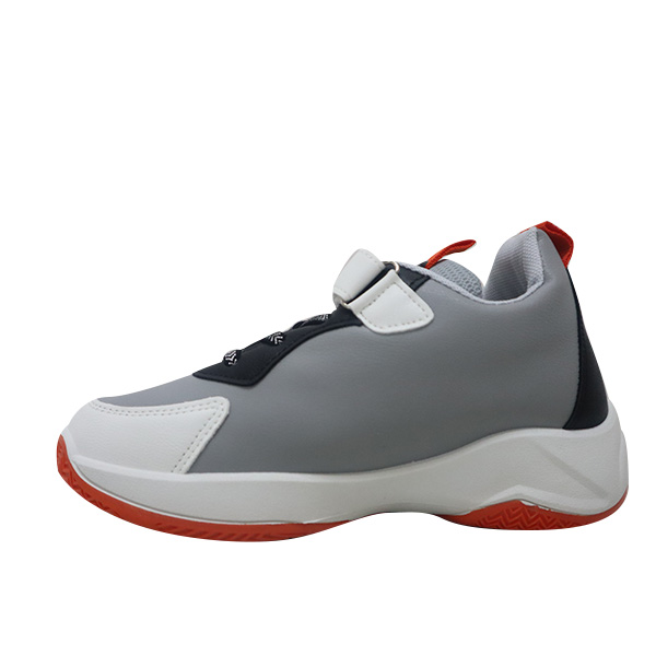 Blue Camp Kids Boy Basketball Shoes - Gray - Size: 28-35 - Image 2