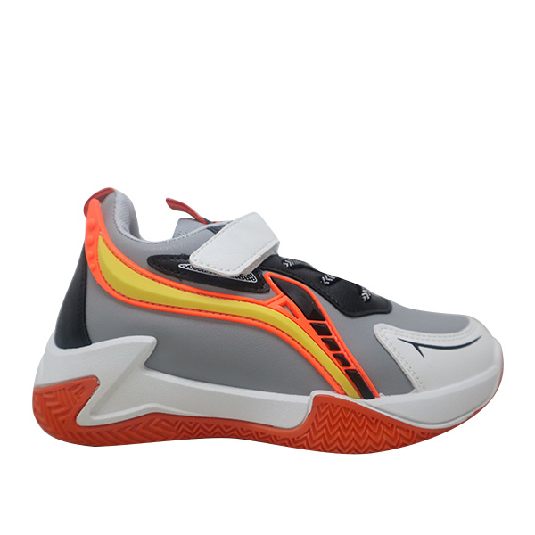 Blue Camp Kids Boy Basketball Shoes - Gray - Size: 28-35