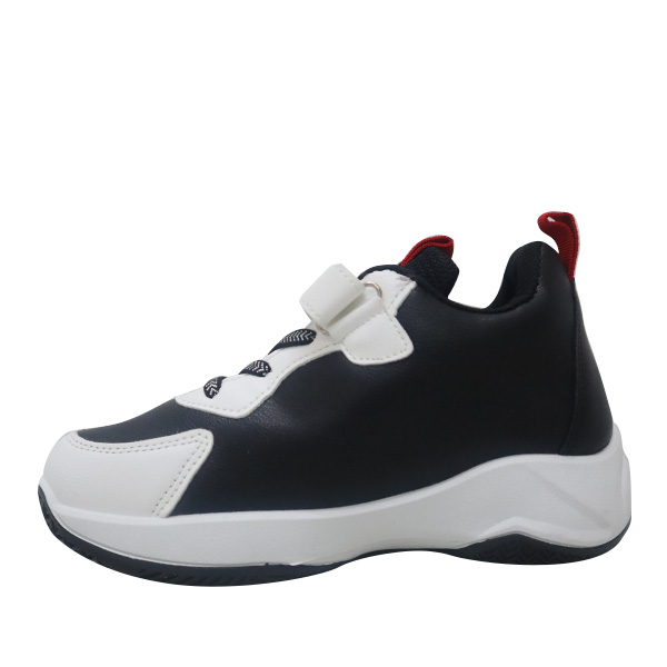 Blue Camp Kids Boy Basketball Shoes - Black-Red - Size: 28-35 - Image 2