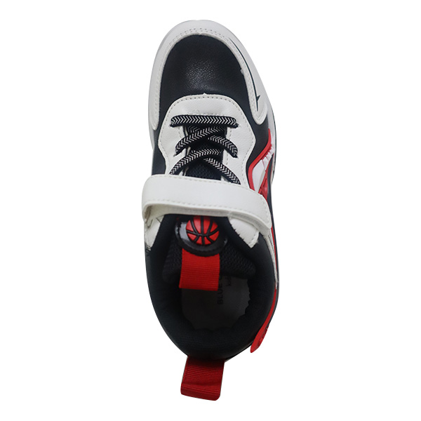 Blue Camp Kids Boy Basketball Shoes - Black-Red - Size: 28-35 - Image 3