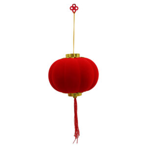 Alternative view of Chinese Lantern Plain Round Red Color