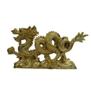 Alternative view of TD Lucky Dragon With Woodend Base Gold