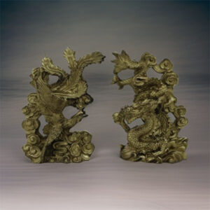 TD Lucky Dragon And Phoenix Antique