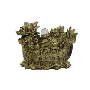 Alternative view of TD Lucky Dragon With Dragon Tortoise Money Come Antique