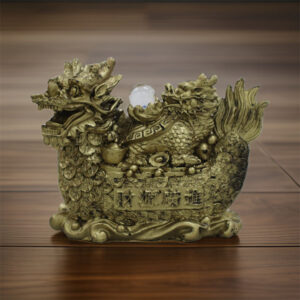TD Lucky Dragon With Dragon Tortoise Money Come Antique