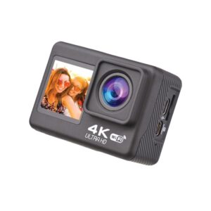 Camera 4K Action Cam Dual Screen Front & Back