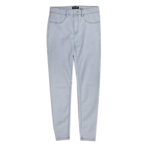 Blue Camp Girls Teen Basic Mid Waist Jeans Light Washed - Blue