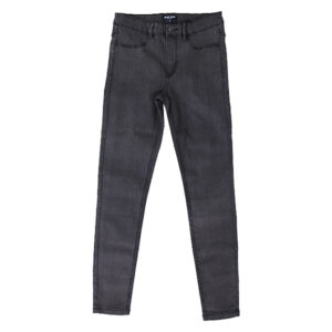 Blue Camp Girls Teen Basic Mid Waist Jeans Washed - Gray
